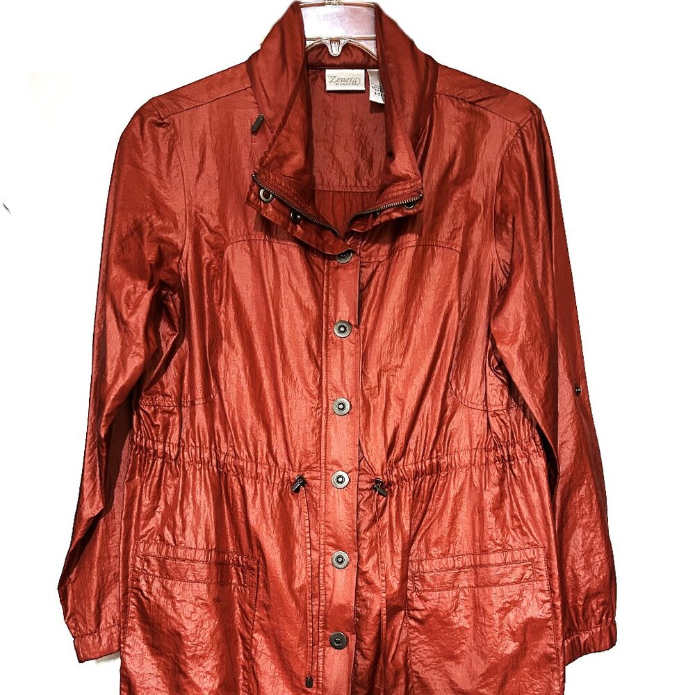 Zenergy red light water-resistant jacket size 2